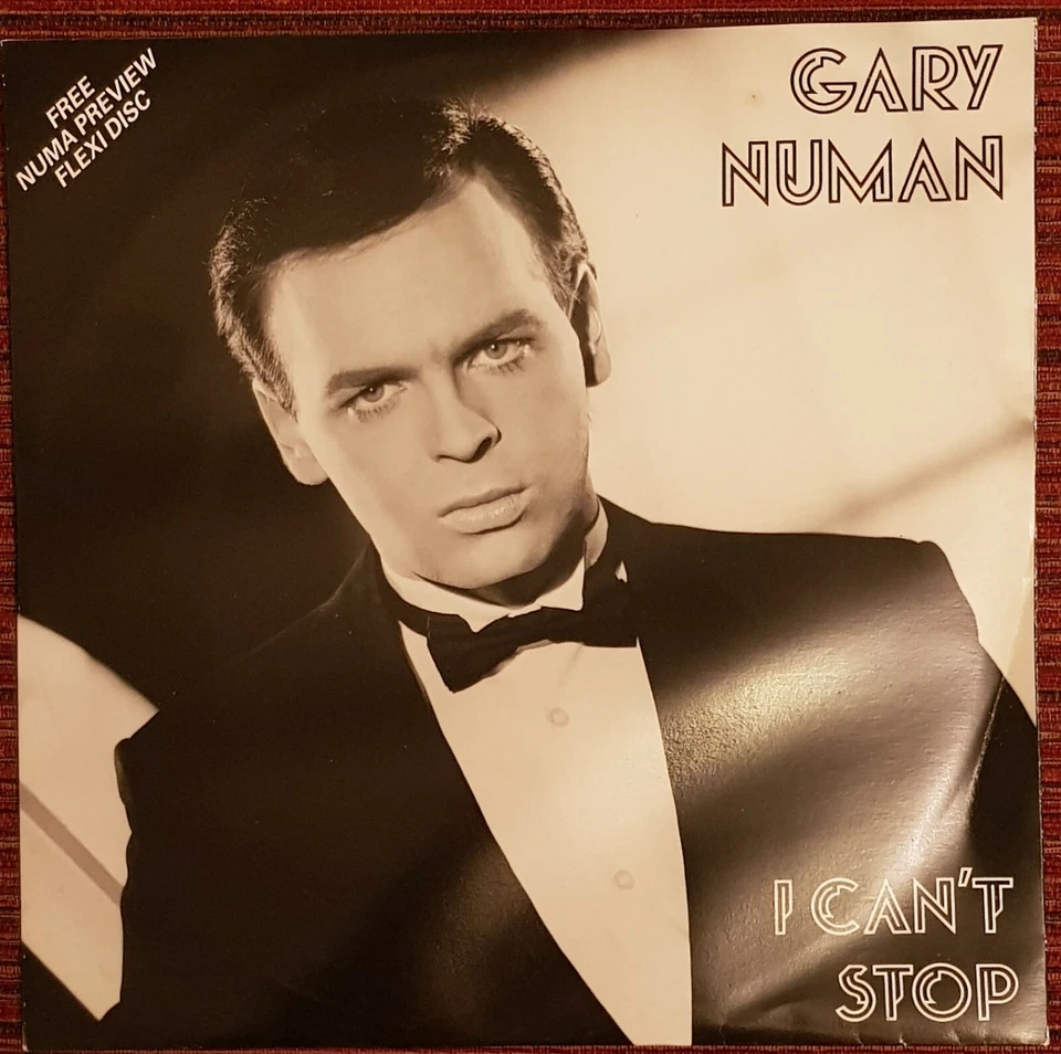 GARY NUMAN I CAN'T STOP (EXTENDED MIX) 12 INCH UK SINGLE + FLEXI DISC - Image 1 of 1