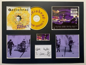 RADIOHEAD - signed handsigniert - PABLO HONEY - Album Display Deluxe - Bild 1 von 1