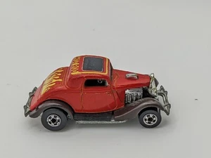 Vintage 1979 Hot Wheels ‘34 Ford 3 Window Coupe Red Hot W/ Flames - Picture 1 of 5