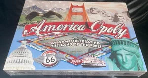 NUEVO Y PRECINTADO AMERICA OPOLY 2-6 JUGADORES EDAD 8+ TARDE FOR THE SKY HECHO EN EE. UU. - Imagen 1 de 2