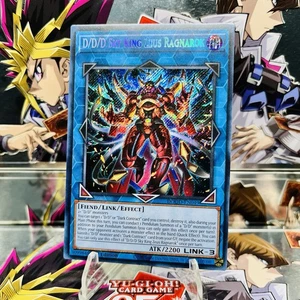 Yugioh D/D/D Re del Cielo Zeus Ragnarok DOOD-EN049 Segreta Rara 1° Ed Near Mint - Foto 1 di 2