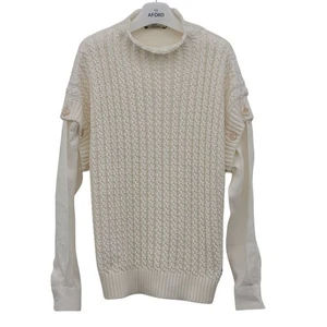 Fendi FZY402 Layered Cotton Pullover Knitted FEA122330 123471719 - Bild 1 von 11