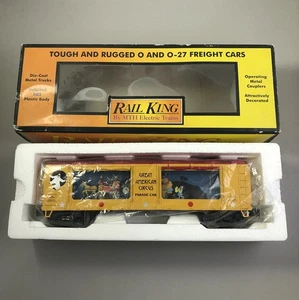 Coche de acción operativo MTH Rail King Great American Circus 30-79373 nuevo en caja - Imagen 1 de 14