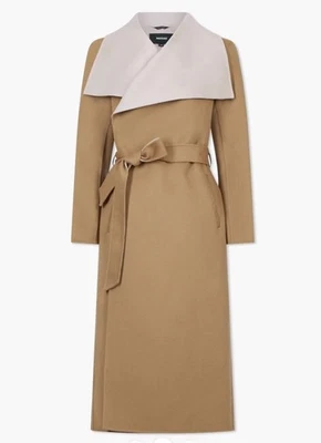 Abrigo Mackage Mai-CN NUEVO CON ETIQUETAS Marfil Camel Talla XL Foto 1 de 4