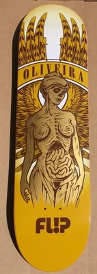 2015 FLIP LUAN OLIVEIRA "MANIKIN - NIRVANA IN UTERO" SKATEBOARD DECK RARE - Image 1 of 4
