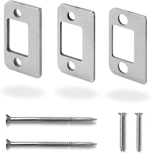 Piastre di spessoro per colpi di porta, distanziali di dimensioni standard, inox 1 confezione, argento  - Foto 1 di 6