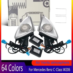 64Color Tweeter LED Ambient Light For Mercedes Benz c200 c300 W206 speaker 2022+ - Bild 1 von 13