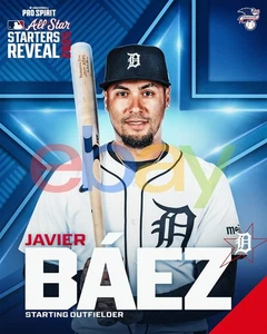 Javier Baez 2025 All Star Game Collage Detroit Tigers 8x10 MLB Baseball Photo - Picture 1 of 1