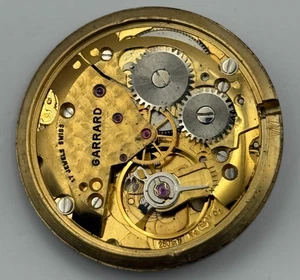 ETA 2801-1 Watch Movement Garrard Manual Wind Vintage Swiss Parts Repair 30.4mm - Picture 1 of 19