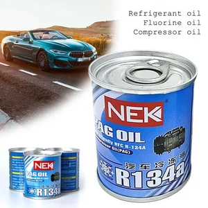 70g Auto R134a Refrigerant Oil Compressor Oil Automotive A/C D3P7 H9T2 - Picture 1 of 9
