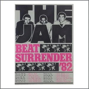 The Jam Beat Surrender 1982 Concert Tour Poster (UK) - Picture 1 of 1