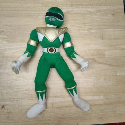 1994 Kid Dimension Saban Power Rangers Green Ranger 15" Plush Flaws - Image 1 of 4