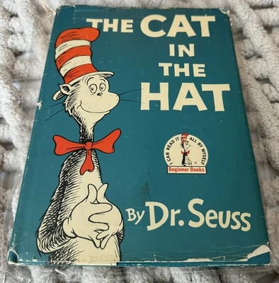 Rare 1957 1ST STATE 1ST/1ST ED ~ THE CAT IN THE HAT ~ DR. SEUSS W/ Dust Jacket! - Image 1 of 4