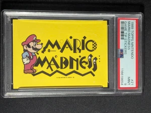 1989 Topps Nintendo Game Tip Stickers #21 Mario Madness PSA 9 MINT - Picture 1 of 2