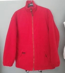 Active Fleece By Result Size 14 16 Red Thick Windproof Fleece Jacket Coat ! - Picture 1 of 5