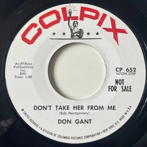 1962 Rock PROMO: Don Gant – Don't Take Her From Me / Daydream, Colpix NM - Bild 1 von 5