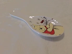 Disney Winnie the Pooh Ceramic Spoon Rest Floral Bees Honeycomb EUC! - Picture 1 of 3