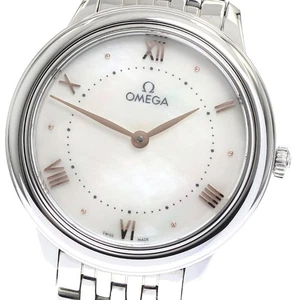 Omega De Ville Prestige Damen Quarz Uhr White Shell 434.10.30.60.05.001 Gebraucht - Bild 1 von 7