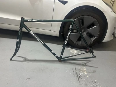 Bianchi Premio Bike And Fork Darle Green - Image 1 of 4