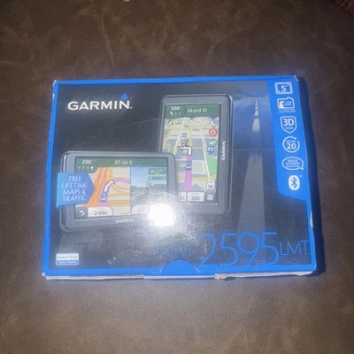 Garmin Nuvi 2595LMT 3in Touchscreen GPS Navigation w/ Car Charger Bundle - Image 1 of 4