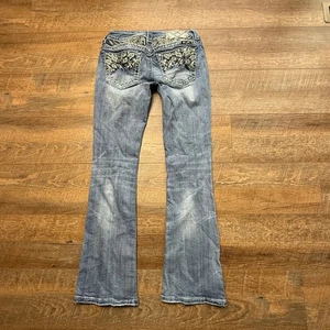 Stivaletto firmato Miss Me taglio basso jeans logo tasca impreziosito donna 28x31 - Foto 1 di 20