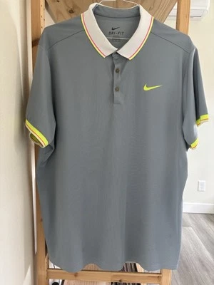 Raro Difícil de Encontrar Nike Polo 2014 Para hombres XXL Tenis De Colección Grigor Dimitrov; Usado Foto 1 de 4