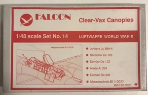 Falcon Clear-Vax Vordächer 1/48 World War 2 Fighters Set No.3 - Bild 1 von 1