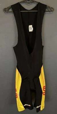 MEN'S SANTINI ITALIA ITALY CYCLING BICYCLE BIB BIBS BODY SHORTS PADDED SIZE XL 5 - Image 1 of 4