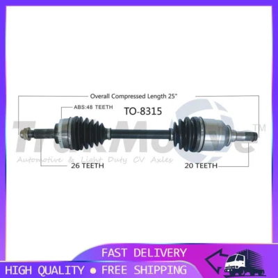 Junta CV SurTrack TO-8315 conductor trasero izquierdo para Toyota MR2 Spyder 2000-2002 Foto 1 de 3