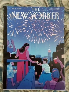 The NEW YORKER Magazine July 5, 2021 R. Kikuo Johnson "Shared Celebration"  - Picture 1 of 1
