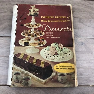 Vintage 1963 Favorite Recipes of Home Economics Teachers DESSERTS Edition - Imagen 1 de 15