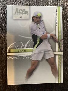 2007 Ace Authentic #10 David Ferrer Tennis Card Spain