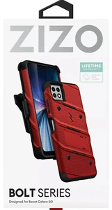 Pack ZIZO BOULON pour Celero 5G avec clip ceinture, verre trempé et cordon - Photo 1 sur 2
