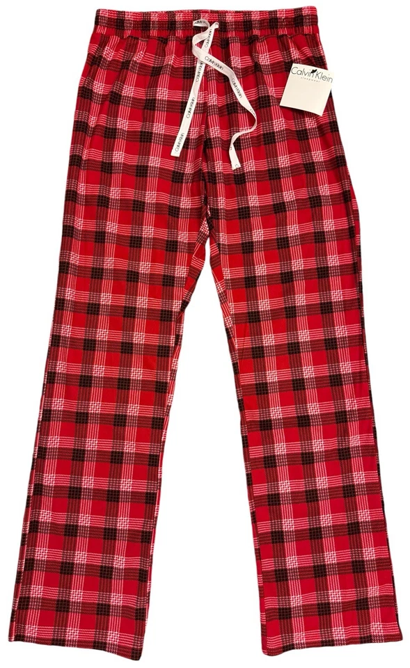 Calvin Klein Pijama Polar Ropa de Dormir Pantalones Gama Cuadros Rústico Talla XS Foto 1 de 1
