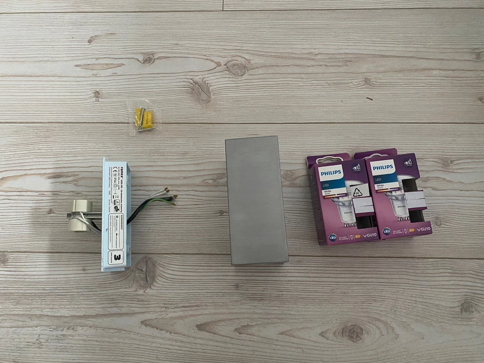 Ranex Bastia 5000.465 LED Außenleuchte up/down Alu anthrazit GU10 IP44 - Bild 1 von 4