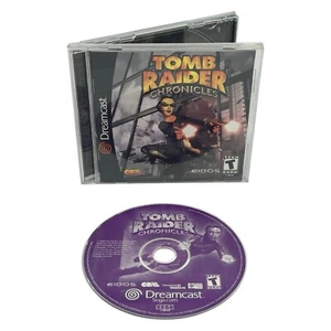 Tomb Raider Chronicles Sega Dreamcast 2000 Complete w/ Manual + Reg Card Tested - Picture 1 of 9