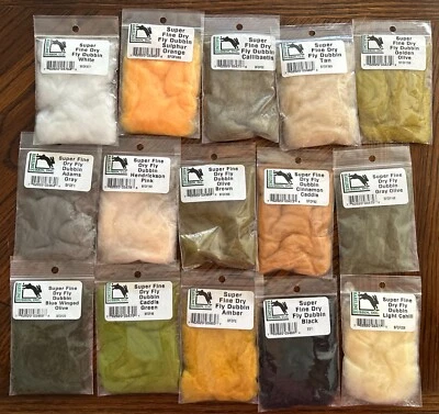 HARELINE DUBBIN, INC. Super fine Dry Fly Dubbing - Hareline