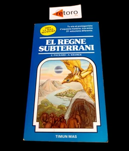 LIBRO ELIGE TU PROPIA AVENTURA EL REGNE SUBTERRANI Catalan Tria la teva aventura - Picture 1 of 2
