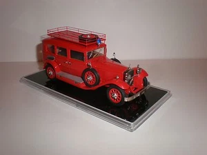 1/43 1930 Mercedes Benz 460 "Nurburg" Fire Limousine Handmade - Picture 1 of 9