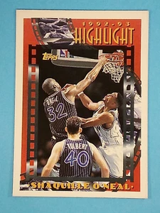 1993-94 Topps "Highlights" Shaquille O'Neal Orlando Magic #3 🏀 - Picture 1 of 2