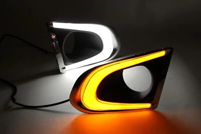 2PCS LED Daytime Running Fog Light DRL Turn For Chevrolet Trax 2013-2016 - Изображение 1 из 4