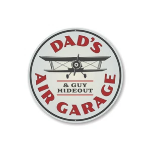 Air Garage Hangar Sign, Pilot Sign, Aviation Sign, Hangar Aluminum Metal Decor - Picture 1 of 4