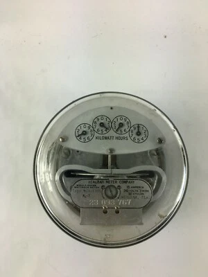 Hialeah Kilowatt Hours Single-Stator Watt Hour Meter Type HIA-130S 240v 3w 60C  - Image 1 of 4