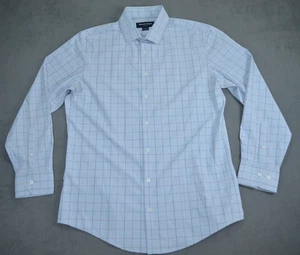 Mizzen + Main Leeward Trim Long Sleeve Sky Rodeo Plaid Men's Large Trim - Picture 1 of 10