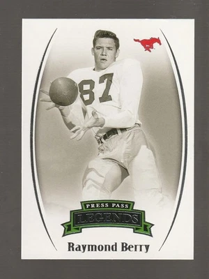 2007 Press Pass Legends #96 Raymond Berry card, Baltimore Colts HOF - Image 1 of 2