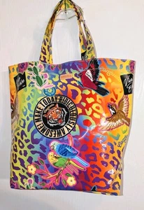 Consuela Tote Bag Grab-n-Go Cami Tiger Parrot Shoulder Purse 80s Llsa Frank Vibe - Picture 1 of 24