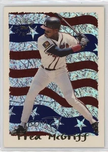 1995 Topps Cyberstats Season in Review Fred McGriff #4 HOF - Picture 1 of 6