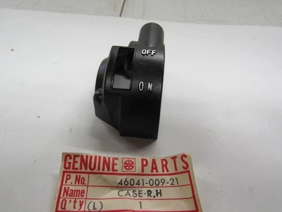 F11 Kawasaki 1974 nos interruptor manillar derecho cubierta superior 46041-009-21 Foto 1 de 4