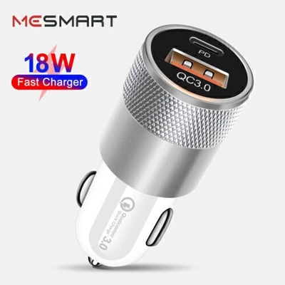 20W Fast Charge USB PD Type-C Car Charger Adapter For iPhone 17 16 15 14 Pro Max - Image 1 of 4