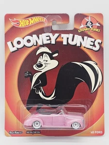 Mattel Hot Wheels BDR81 - 1:64 Pop Culture Looney Tunes - Pepé Le Pew - '40 Ford - Picture 1 of 6